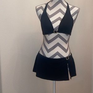 Calvin Klein Two piece Skirted Bikini -          Top: 34B Skirt: Small